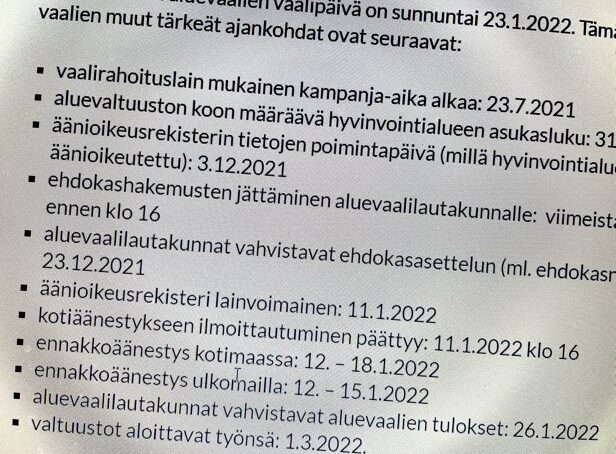 Kokoomus ja Kristillisdemokraatit vaaliliittoon alue- ja eduskuntavaaleissa Lapissa